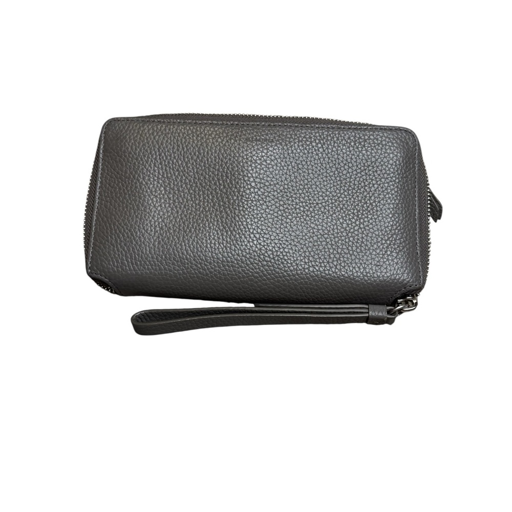 🖤 AllSaints Fetch Leather Phone‎ Wristlet in Storm Gray OS 🖤
